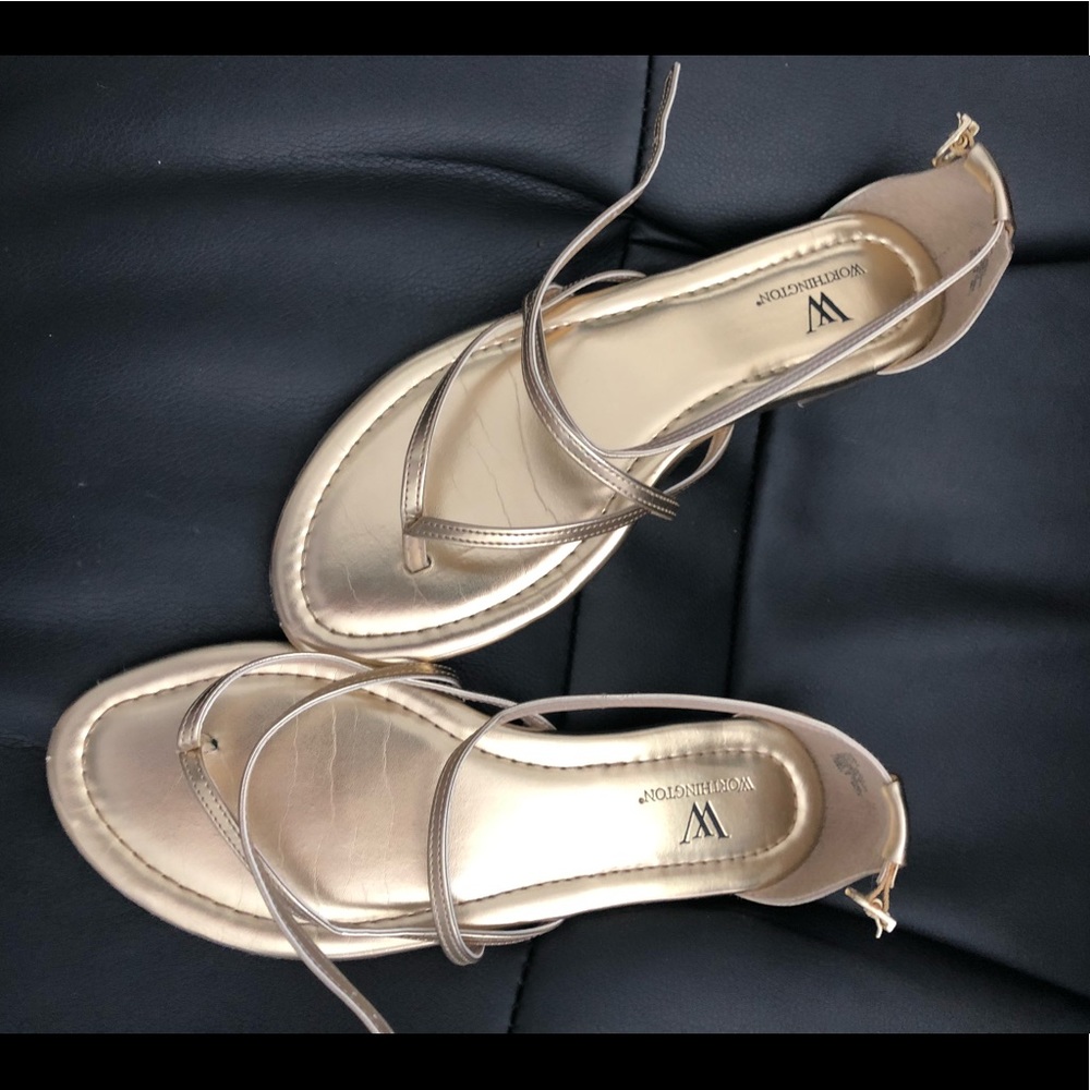 Strappy Gold Sandal